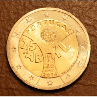 eurocoin eurocoins 2 Euro Portugal 2014 - Carnation Revolution (UNC)
