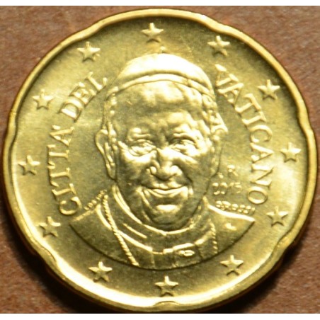 Euromince mince 20 cent Vatikán 2015 (BU)