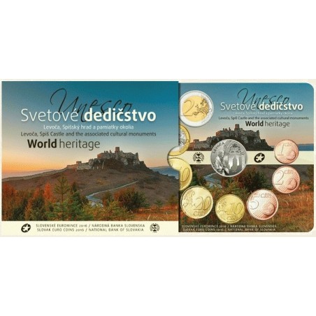 euroerme érme Szlovák forgalmi sor 2016 Lőcse, Szepesi vár