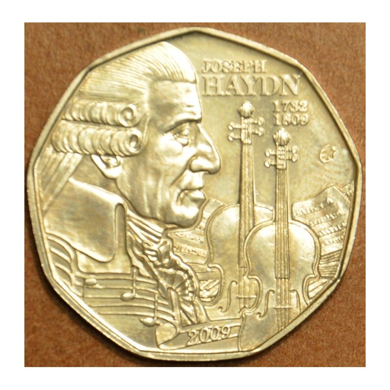 euroerme érme 5 Euro Ausztria 2009 Joseph Haydn (UNC)