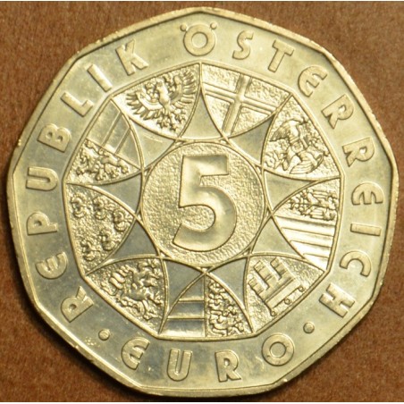 euroerme érme 5 Euro Ausztria 2009 Tiroler frei heit (UNC)