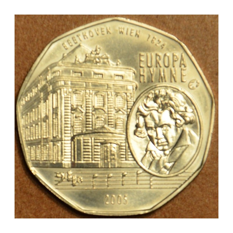Euromince mince 5 Euro Rakúsko 2005 - Ludwig van Beethoven (UNC)