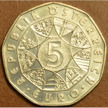euroerme érme 5 Euro Ausztria 2005 - A sízés 100 éve (UNC)
