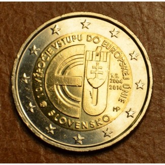 euroerme érme 2 Euro Szlovákia 2014 - 10 éves EU tagság évfordulója...