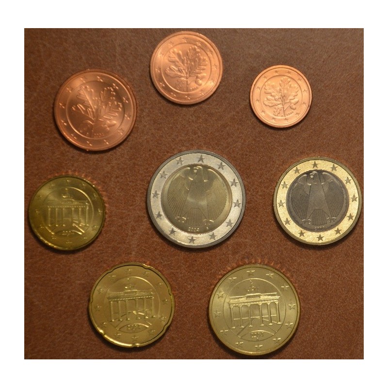 Euromince mince Sada 8 nemeckých mincí 2004 \\"A\\" (UNC)