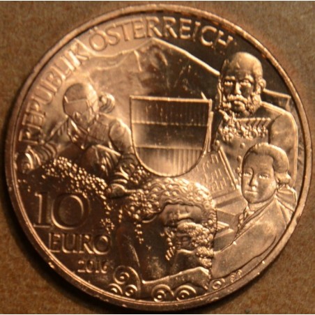 Euromince mince 10 Euro Rakúsko 2016 Rakúsko (UNC)