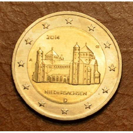 Euromince mince 2 Euro Nemecko 2014 \\"J\\" Zámok Niedersachsen (UNC)
