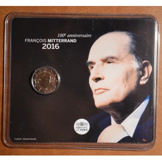 eurocoin eurocoins 2 Euro France 2016 - Francois Mitterrand (BU card)