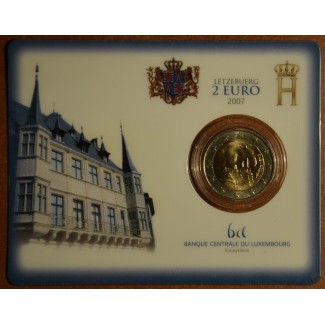 euroerme érme 2 Euro Luxemburg 2007 - A nagyhercegi palota (BU kártya)