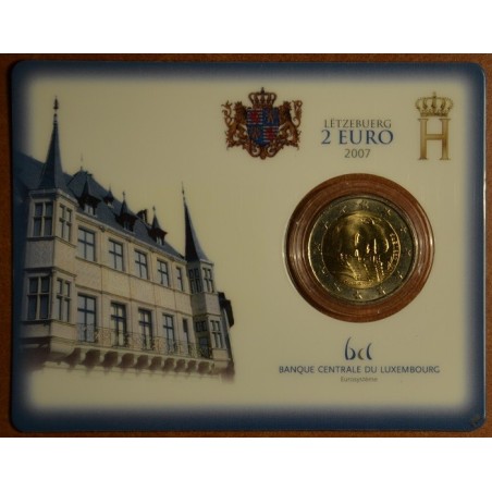eurocoin eurocoins 2 Euro Luxembourg 2007 - Grand Ducal Palace (BU ...