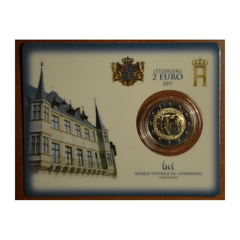 Euromince mince 2 Euro Luxembursko 2011 - 50. výročie vymenovania J...