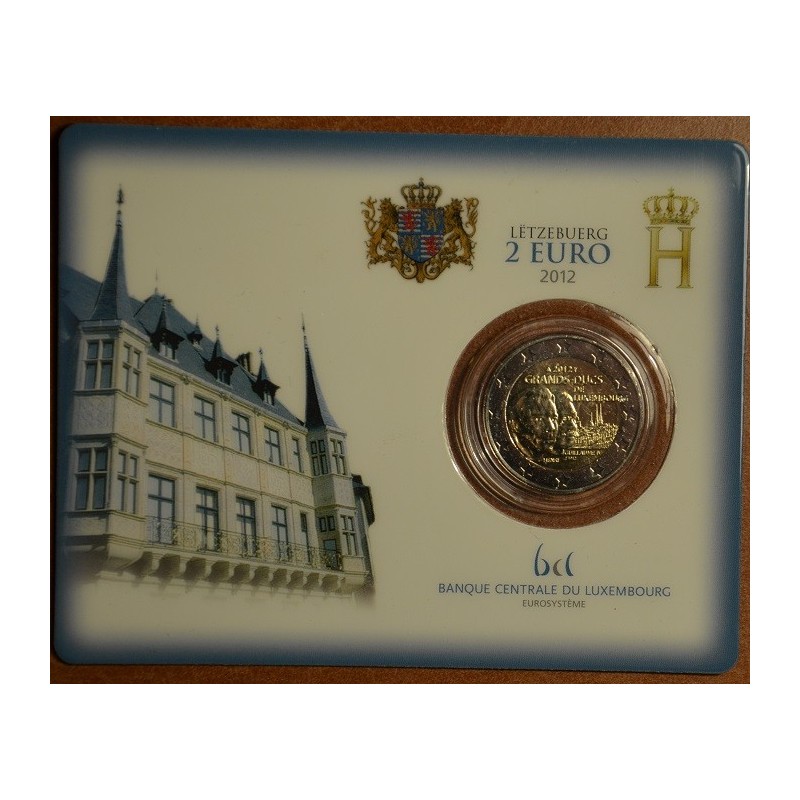 Euromince mince 2 Euro Luxembursko 2012 - 100. výročie úmrtia Vilia...