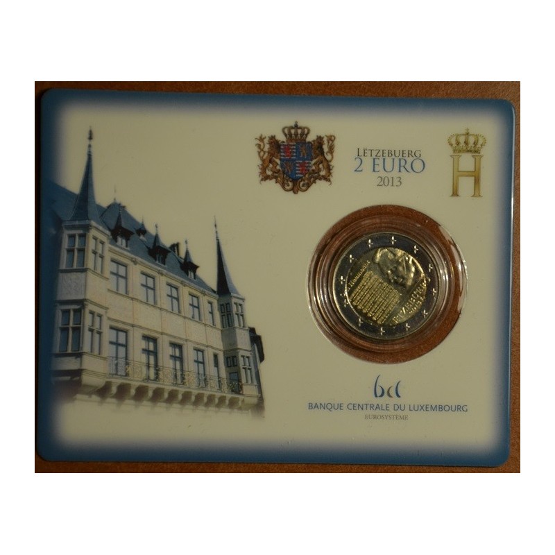 eurocoin eurocoins 2 Euro Luxembourg 2013 - National Anthem (BU card)