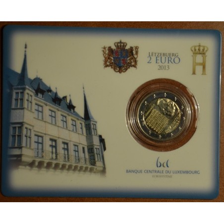 Euromince mince 2 Euro Luxembursko 2013 - Národná hymna (BU karta)