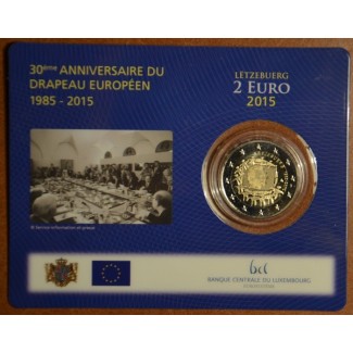 Euromince mince 2 Euro Luxembursko 2015 - 30 rokov Europskej vlajky...