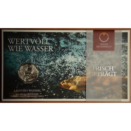 eurocoin eurocoins 5 Euro Austria 2013 Land des Wassers (BU)