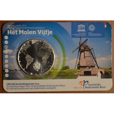 eurocoin eurocoins 5 Euro Netherlands 2014 Mill (UNC card)