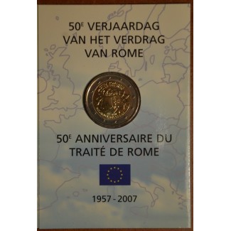 Euromince mince 2 Euro Belgicko 2007 - 50 rokov Rímskej zmluvy (BU ...