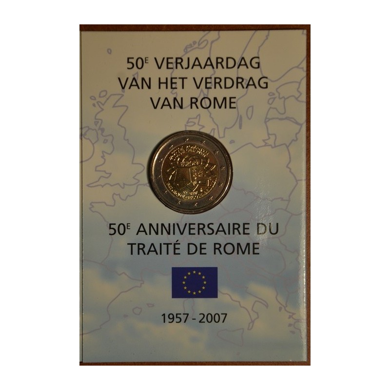 Euromince mince 2 Euro Belgicko 2007 - 50 rokov Rímskej zmluvy (BU ...