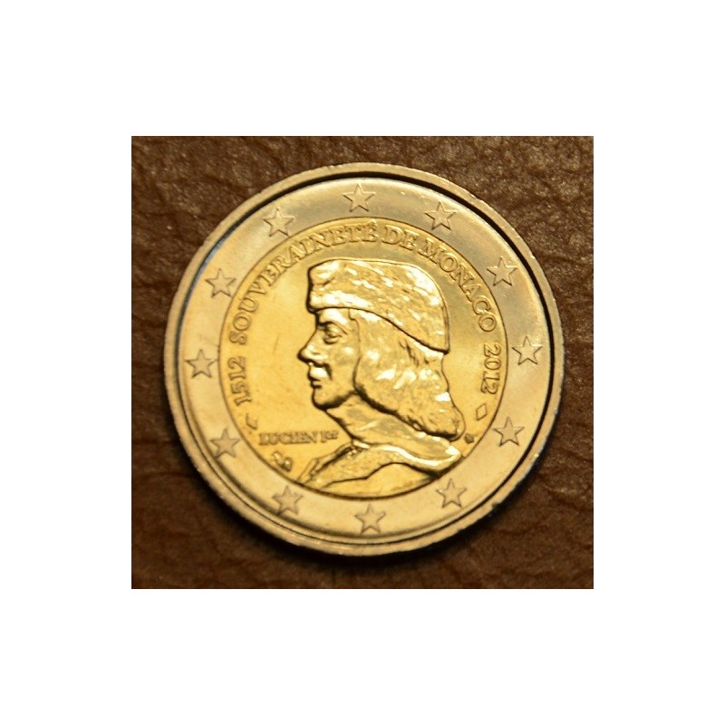 Euromince mince 2 Euro Monaco 2012 - 500. výročie nezávislosti (UNC)