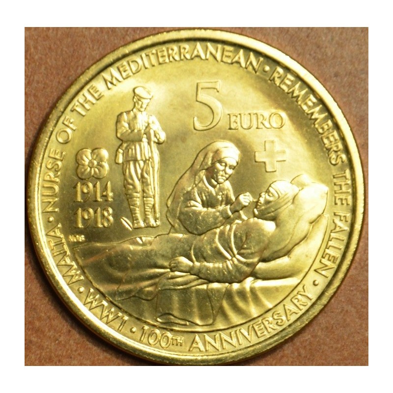 Euromince mince 5 Euro Malta 2014 - Prvá svetová vojna (UNC)