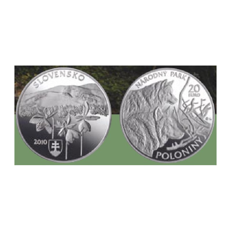 eurocoin eurocoins 20 Euro Slovakia 2010 - National Park of Polony ...