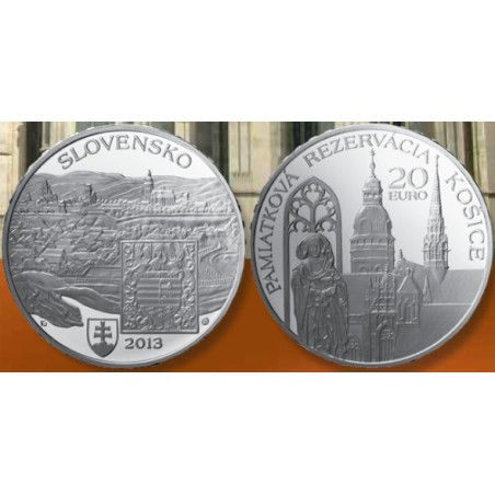eurocoin eurocoins 20 Euro Slovakia 2013 - Košice (BU)