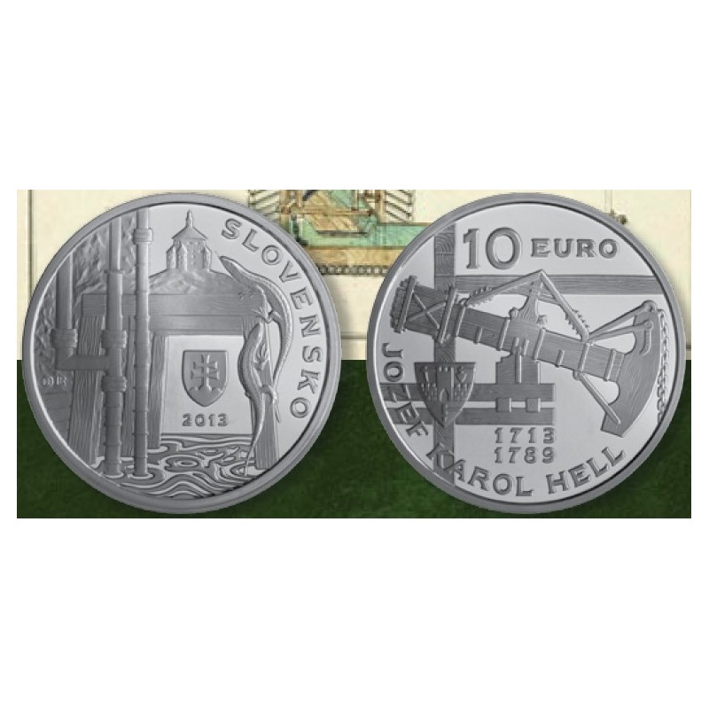 euroerme érme 10 Euro Szlovákia 2013 - Jozef Karol Hell (BU)