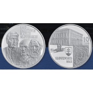 eurocoin eurocoins 10 Euro Slovakia 2013 - Matica Slovenska (BU)