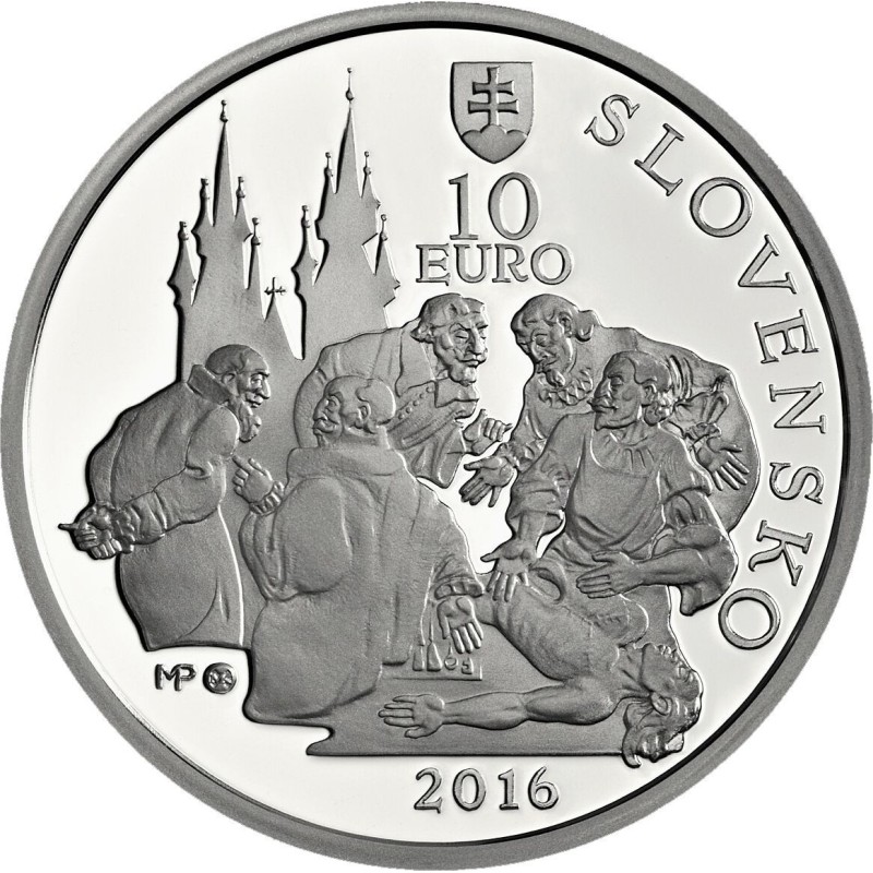 eurocoin eurocoins 10 Euro Slovakia 2016 - Ján Jessenius (BU)