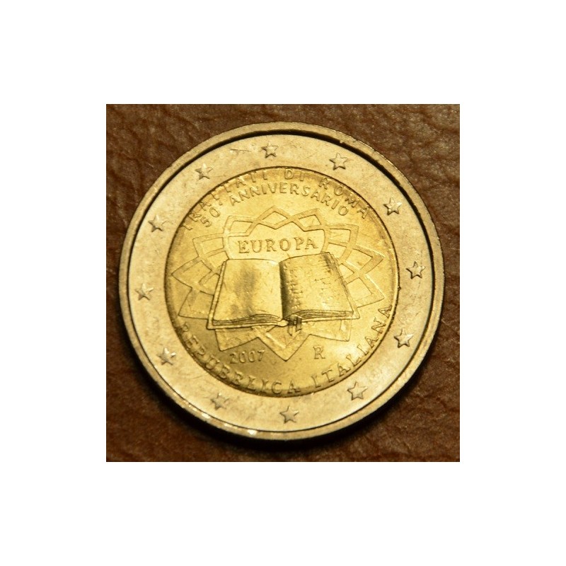 Euromince mince 2 Euro Taliansko 2007 - 50 rokov Rímskej zmluvy (UNC)