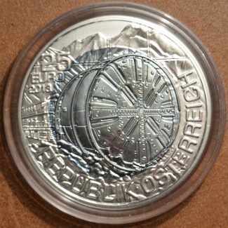 Euromince mince 25 Euro Rakúsko 2013 - strieborná niobium minca Tun...