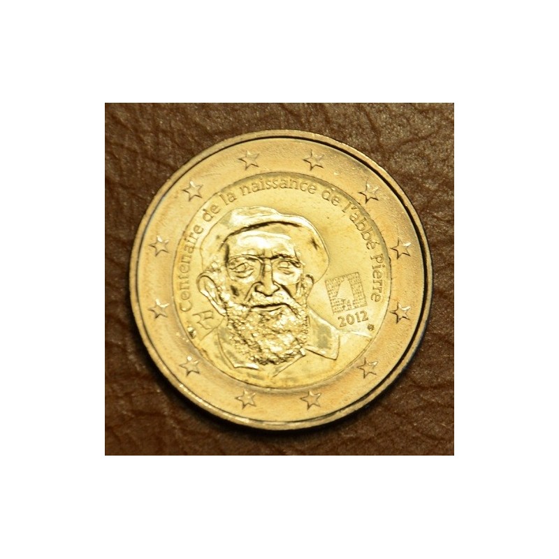 Euromince mince 2 Euro Francúzsko 2012 -100. výročie narodenia Abbé...