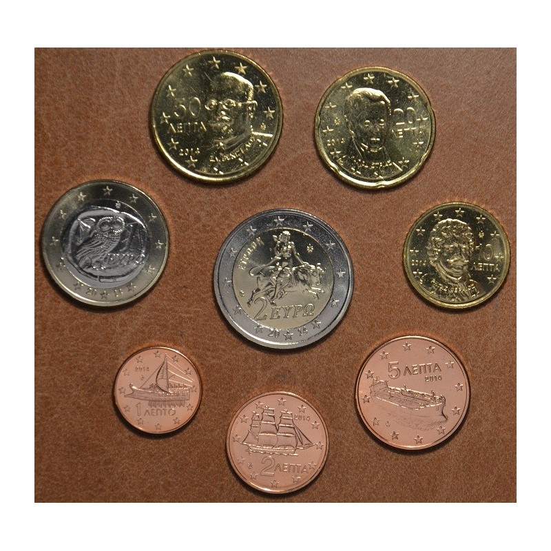 eurocoin eurocoins Set of 8 eurocoins Greece 2014 (UNC)