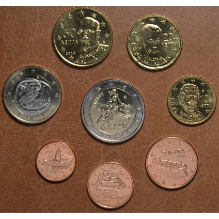 eurocoin eurocoins Set of 8 eurocoins Greece 2014 (UNC)