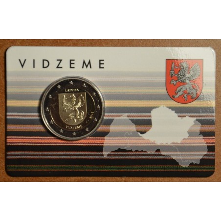 eurocoin eurocoins 2 Euro Latvia 2016 - Vidzeme (BU)