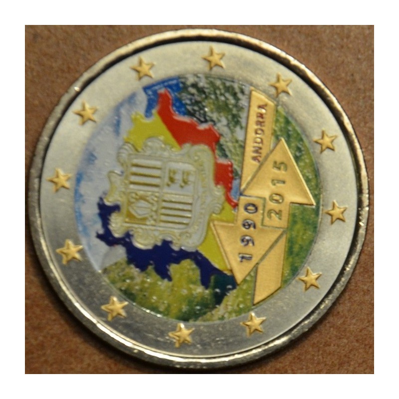 Euromince mince 2 Euro Andorra 2015 - 25. výročie colnej dohody s E...
