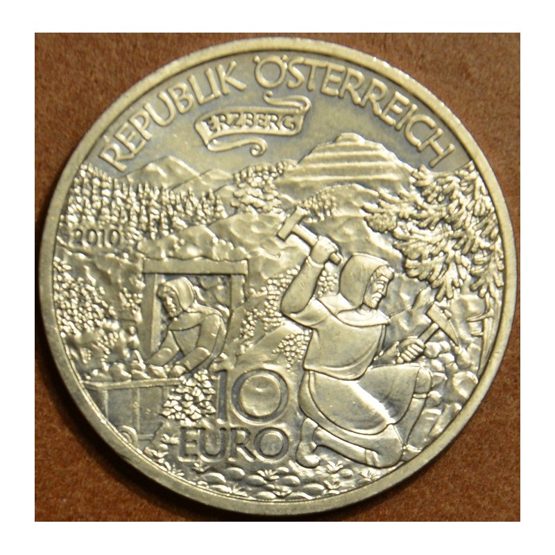euroerme érme 10 Euro Ausztria 2010 Erzberg (UNC)