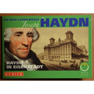 euroerme érme 5 Euro Ausztria 2009 Joseph Haydn (UNC)