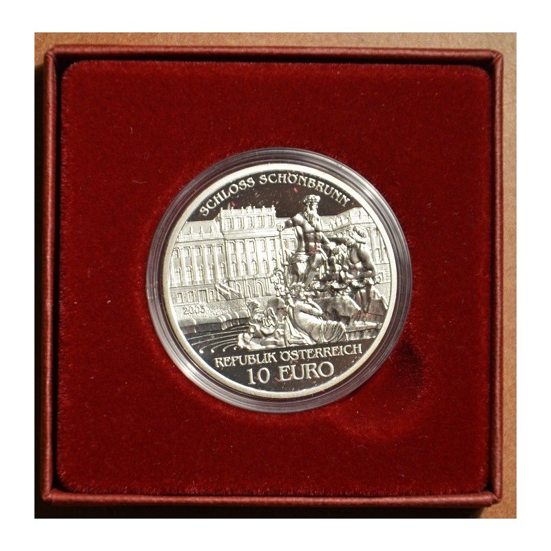 Euromince mince 10 Euro Rakúsko 2003 Schönbrunn (Proof)