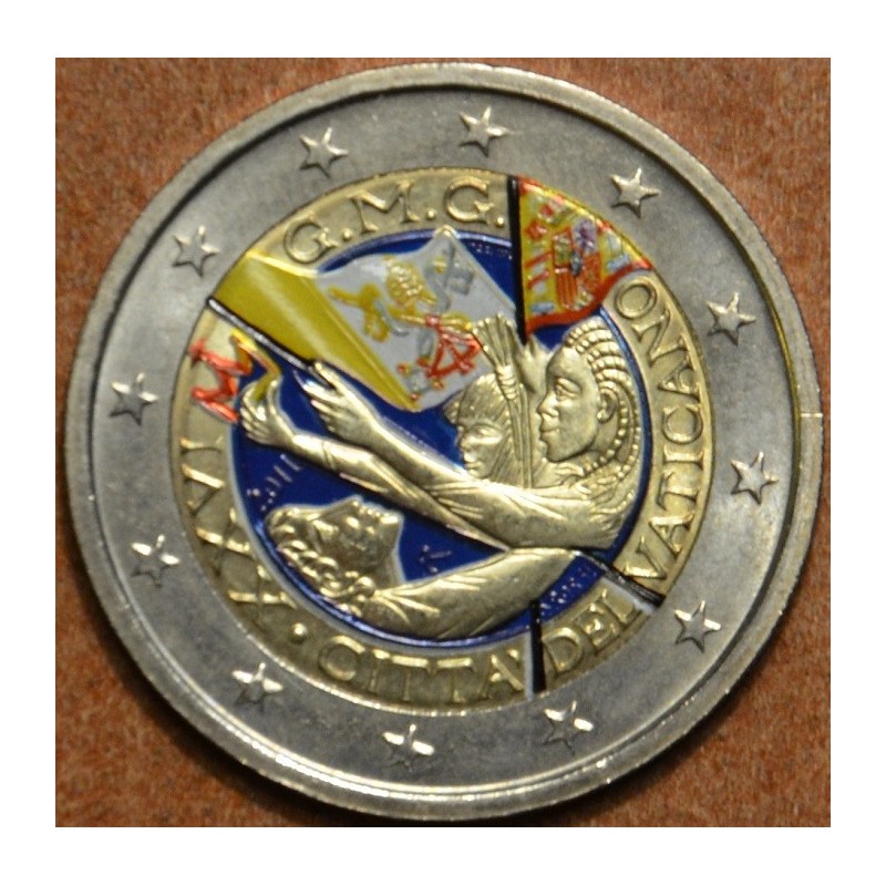 eurocoin eurocoins 2 Euro Vatican 2011 - XXVI World Youth Day Madri...