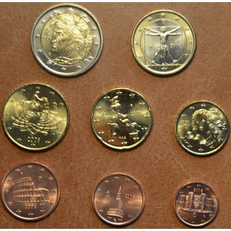 eurocoin eurocoins Set of 8 coins Italy 2008 (UNC)