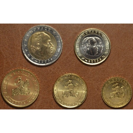 eurocoin eurocoins Set of 5 eurocoins Monaco 2003 (UNC)