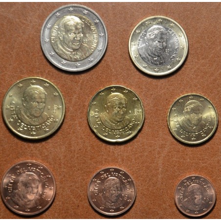 Euromince mince Vatikan 2011 sada 8 euromincí (UNC bez foldra)