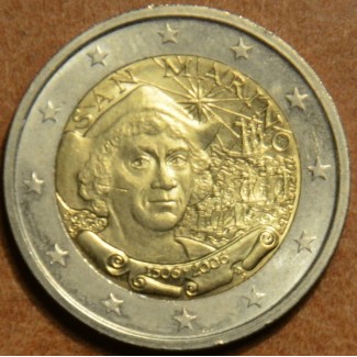 euroerme érme 2 Euro San Marino 2006 - Kolumbusz Kristóf halálának ...