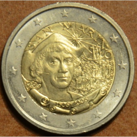 Euromince mince 2 Euro San Marino 2006 - 500. výročie smrti Krištof...