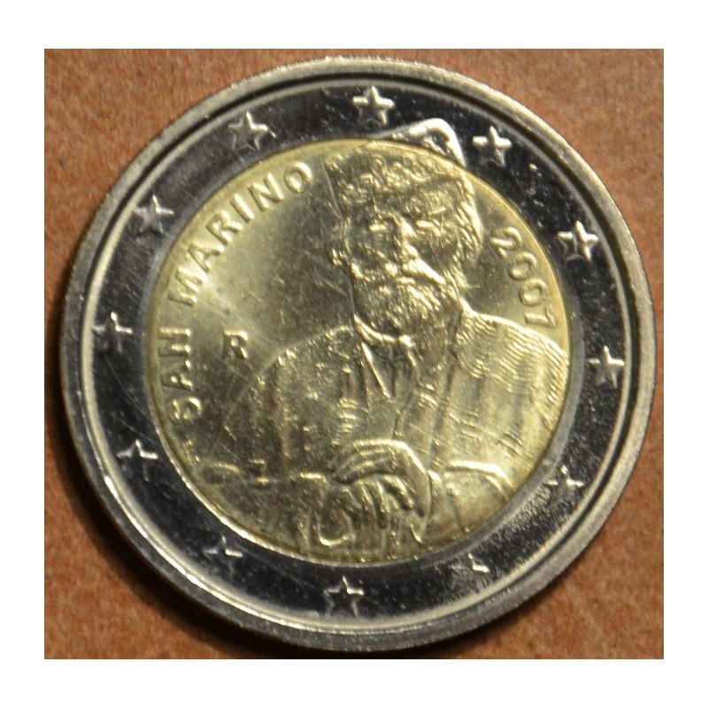 eurocoin eurocoins 2 Euro San Marino 2007 - 200th Birthday of Giuse...