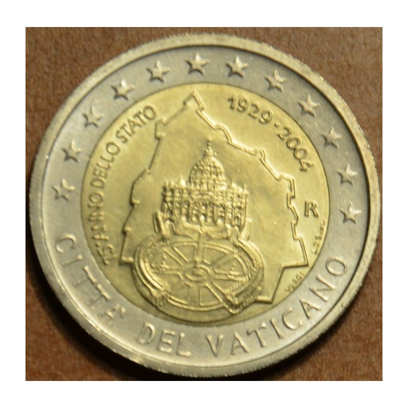 euroerme érme 2 Euro Vatikán 2004 - Vatikán állam megalapításának 7...