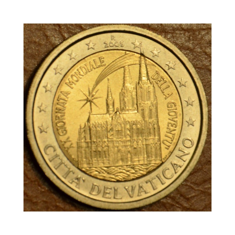 eurocoin eurocoins 2 Euro Vatican 2005 - 20th World Youth Day, held...