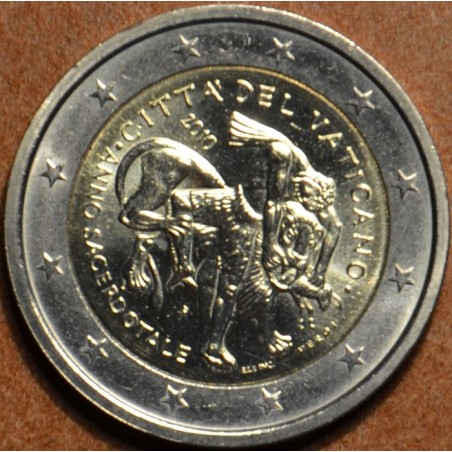 euroerme érme 2 Euro Vatikán 2010 - A papság éve (UNC tok nélkül)